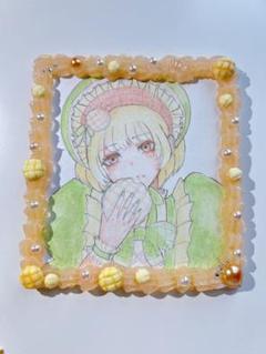 手描きイラスト　女の子　めろんぱんのメイドちゃん