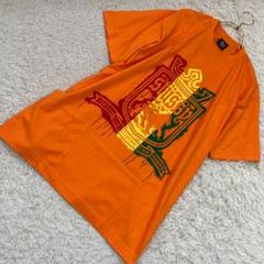 《美品》 STUSSY ロゴ入りTシャツ オレンジ デッドストック