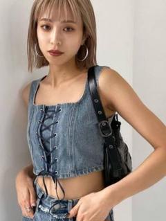 EMODA デニムセットアップ EMODA デニム セットアップ 2点セット - メルカリ
