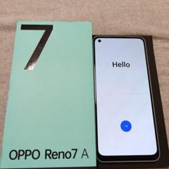 【美品】OPPO Reno7 A 本体 ドリームブルー
