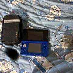 【超美品、値下げ!!】Nintendo 3DS 本体 青色 ケース、カセット付き