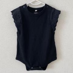 coto cotte　袖レースロンパース　70㎝