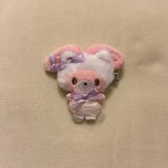 サンリオ　白猫バレリーナ シークレットヘアクリップ　ぼんぼんりぼん