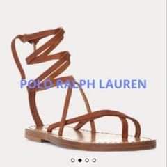 ポロラルフローレン　レザー フラットサンダル　POLO RALPH LAURENのサムネイル