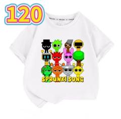 スプランキーTシャツ　120cm ホワイト　キッズ　子供　キャラクター　半袖