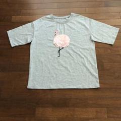 タマミワタナベ　フラミンゴＴシャツ