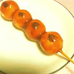 食品サンプル実物大！みたらし団子