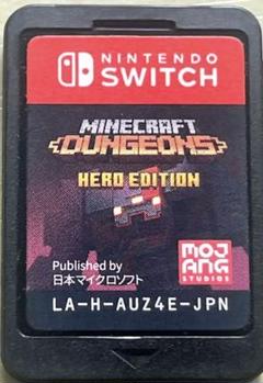 マインクラフトダンジョンズ Switchソフト ヒーローエディション 美品