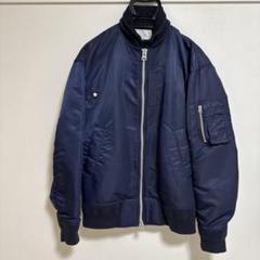 最終価格】美品sacai ×kaws ma-1 blousonマルチ大きいサイズ