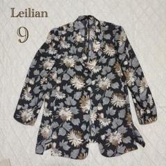 【極美品レアデザイン】レリアン ブラウス 長袖 トップス ボウタイ 花柄 絹 リアルスタイル REAL STYLE ブラウス レディース 長袖 オフィス