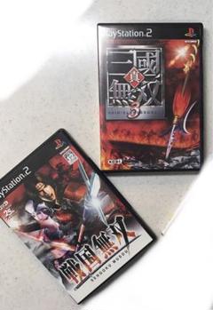 ps2 ソフト 無双シリーズ２本セット　戦国無双　真・三国無双3