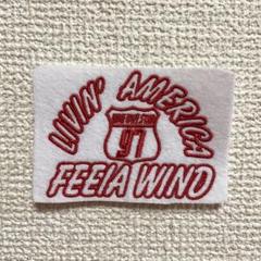 新品 Livin America アーチロゴ ルート 97 刺繍ワッペン パッチ
