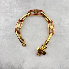 【どんぐりちゃん専用】セリーヌ トリオンフ チェーンブレスレット ゴールド金具 CELINE セリーヌ トリオンフ ゴールド チェーン ブレスレット
