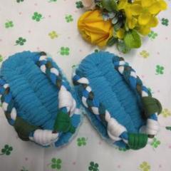78*New就寝用軽量ふわもこ5本指足半草履（約１２ｃｍ×8cm）