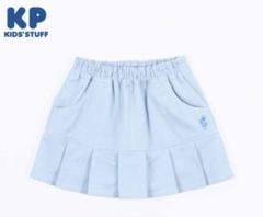 KP ツイルプリーツスカパン　ブルー