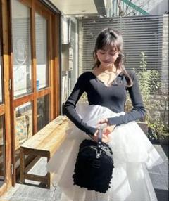 ワンピース Bibiy. DELPHINE TULLE DRESS bibiy DELPHINE TULLE DRESSの通販 by cc♡｜ラクマ