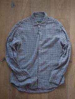 希少　casey casey コットンウールチェックシャツ　size Sのサムネイル