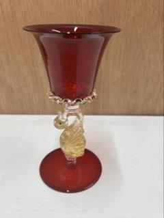 MURANO ムラノ 金彩 トリプル ドルフィン グラス 635c1ae25f6daeb53d471d7a3dd0f2