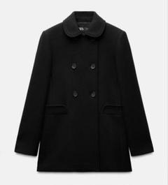 新品　ZARAザラ　ウールブレンドコート　ブラックM ZARA ウールブレンドコート X MAISON SPECIAL M-Lサイズ - メルカリ