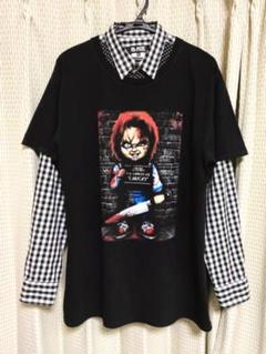 ★好プリント‼️美品★ALSTYLE チャッキー Tシャツ 黒 Lのサムネイル
