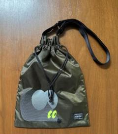 PORTER B JIRUSHI 別注 巾着バッグ ダークネイビー PORTER × B印 YOSHIDA （ポーター ビージルシヨシダ） 別注