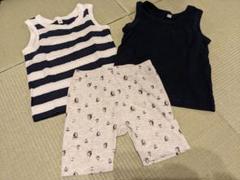 無印良品　タンクトップ2枚とユニクロ　パンツ