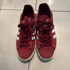 adidas Campus バーガンディ スニーカー
