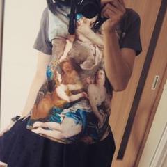 新品 ヴィヴィアン 絵画Tシャツ