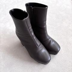 ★alala 厚底ミドルブーツ＜M/23.5cm＞ダークブラウン　アララ