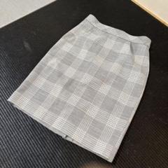 H&M チェック柄 タイトスカート