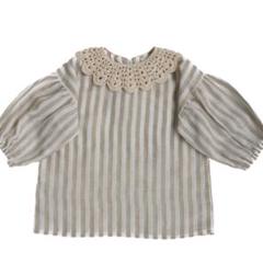 used】kalinka tops 襟付きトップス4-6y 1-2y