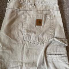 Carhartt ベージュ ペインターパンツW42L30極太ルーズフィット古着