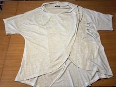 【チャイハネ】カシュクールシャツ グレー 半袖