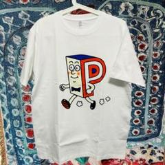 ぴーちゃん ティーシャツ 半袖 メンズ ヴィンテージリプリント L XL 白
