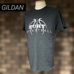 US古着 ギルダン　FURY BASKETBALL Tシャツ グレー