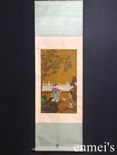 中国古美術・花鳥畫画・純手描き・宣紙・国画・書道品・珍品画・肉筆・文房置物・賞物 中国美術・純手描き花鳥画掛軸・国画・張大千印款・宣紙・賞物