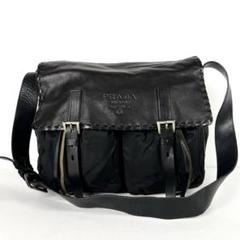 PRADA プラダ ショルダーバッグ メッセンジャーバッグ ナイロン レザー