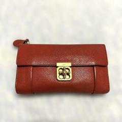 Chloe 長財布 赤