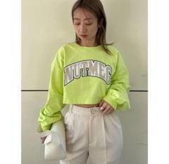 snidel スナイデル ナツメグ ロゴ刺繍 コットン クロップドロングTシャツのサムネイル