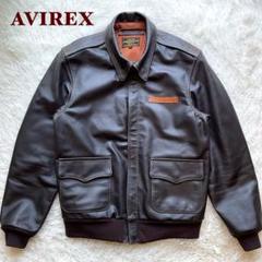 美品/希少✨AVIREX フライトジャケット　A-2 胸タグ　バックプリント 美品/希少✨AVIREX フライトジャケット A-2 胸タグ バック
