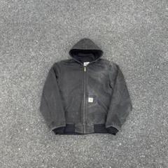 【希少】carharttアクティブジャケット フェード　星タグ　usa製　古着 希少】carharttアクティブジャケット フェード 星タグ usa製