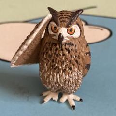 ミミズク敬礼⭐︎フクロウカードケース