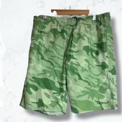 2346＊シスキー＊水着 メンズ 黄緑 M 迷彩 カモフラ 夏 プール 海
