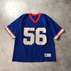 GQ2871◇LOGO7 : USA製 メッシュ フットボールシャツ◇M