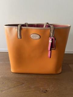 【極美品】COACH コーチ トートバッグ　シグネチャーバイカラー A4 大容量 極美品】COACH コーチ トートバッグ シグネチャーバイカラー A4