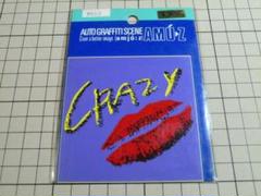CRAZY ステッカー 79mm×78mm 当時物 クレイジー