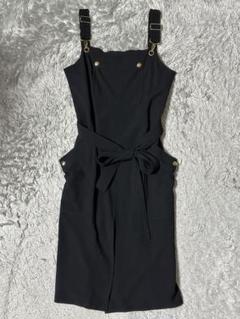 セリーヌ CELINE オープンカラーワンピース ひざ丈 半袖