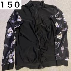 キッズ ラッシュガード ジップアップ 黒