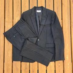 希少✨【イヴサンローラン】マオカラージャケット スカート スーツ ストライプ 2025年最新】Saint Laurent スーツの人気アイテム - メルカリ