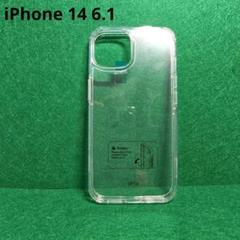 iPhone 14 6.1用ケース クリア シンプル 保護 衝撃吸収